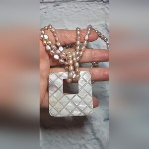 Honora Pink Freshwater Pearl Necklace Sterling Silver Lobster Clasp